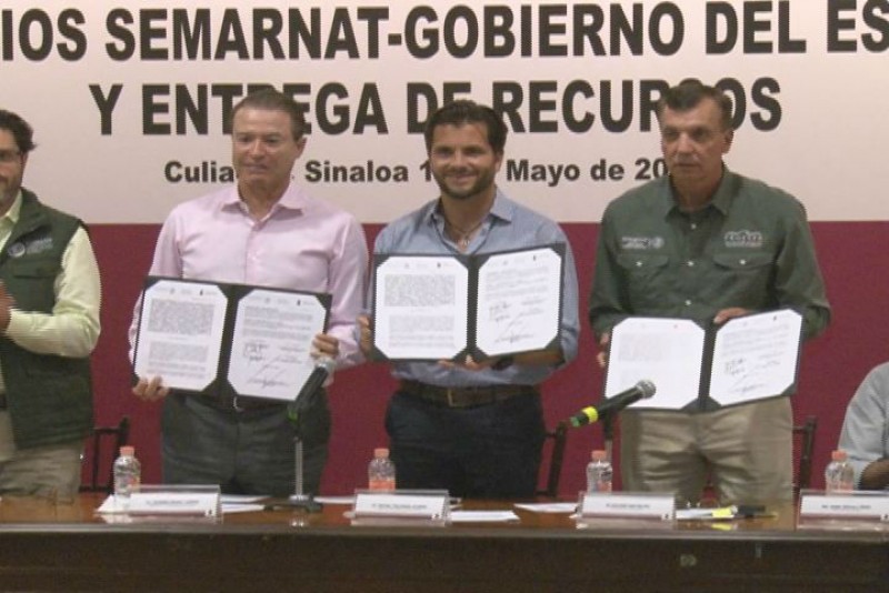 Firman convenio para áreas protegidas en Sinaloa