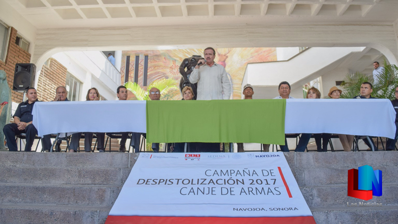 Arrancó campaña de despistolización en Navojoa
