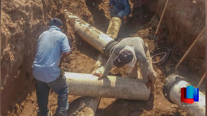 Hace OOMAPASN trabajos de rehabilitación