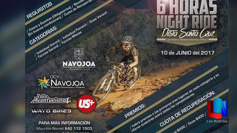 En Navojoa será la competencia de Ciclistas