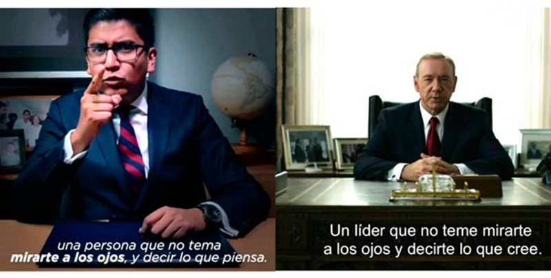 House of Cards le mando un breve mensaje al ex presidente de Tlaxcala