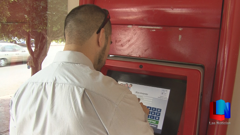 Sí funciona el Cajero del Registro Civil