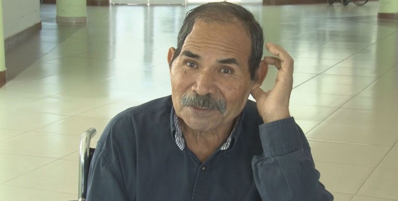 Satisfescho don Silverio con la atención que recibe en la casa hogar