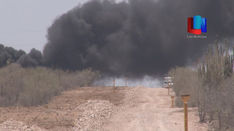 Se deslindan Yaquis de incendio en oleoducto de Pemex