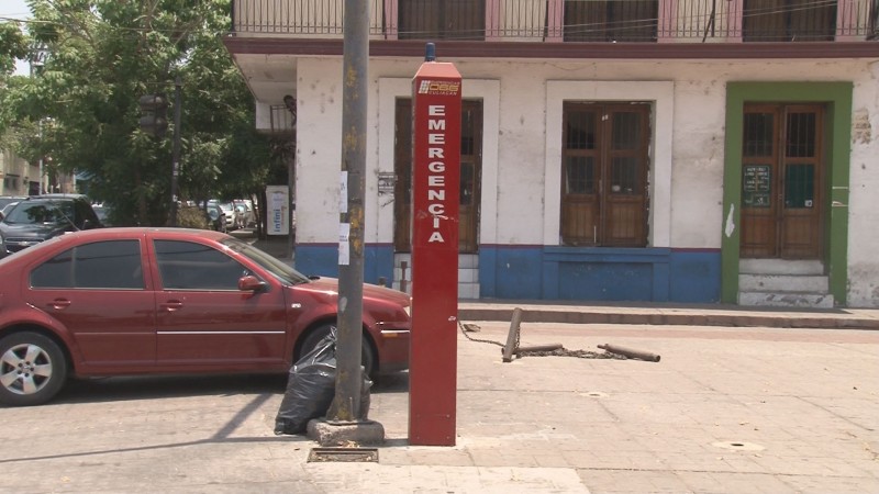Ninguno de los botones de pánico instalados en calles de Culiacán funciona