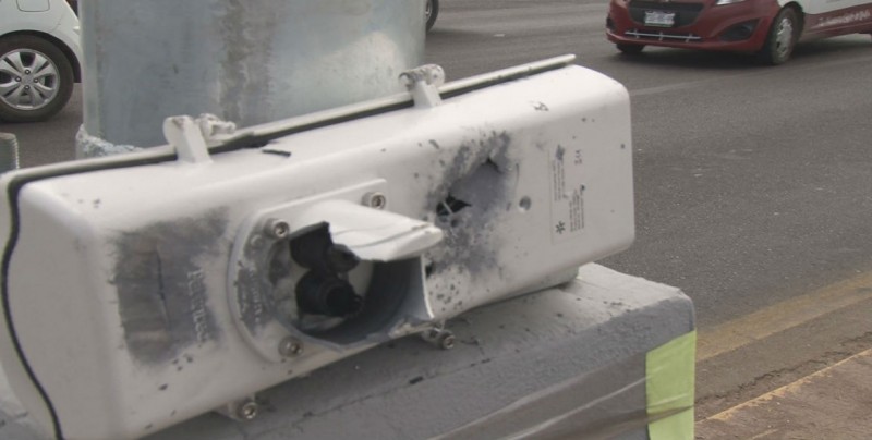 Ayuntamiento solo colabora en caso de cámaras baleadas, pertenecen al estado