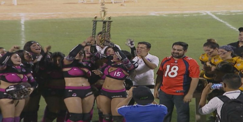 Evil Queens campeonas de la conferencia Pacifico de la PGFL