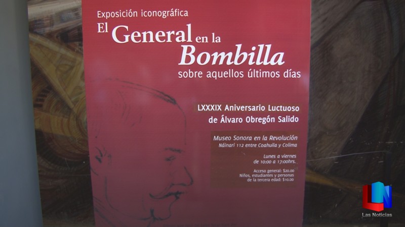 Exponen fotos y texto del General Alvaro Obregón