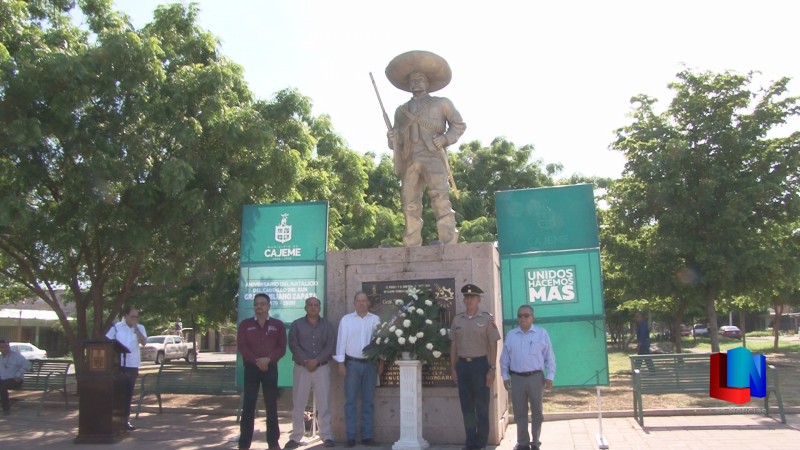 Recordaron a Emiliano Zapata