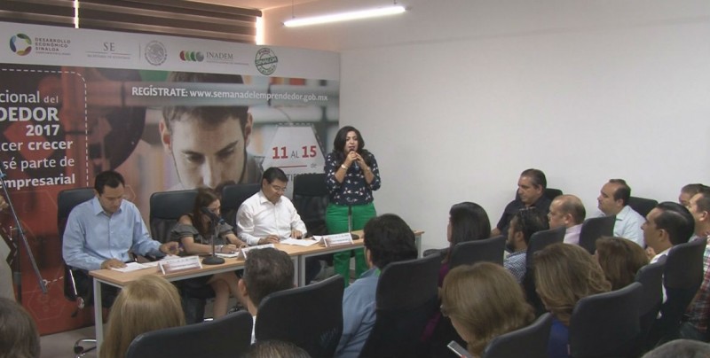 Anuncian la Semana Nacional del Emprendedor.