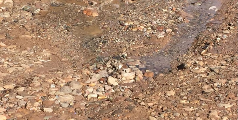 Fuga de agua en la Progreso