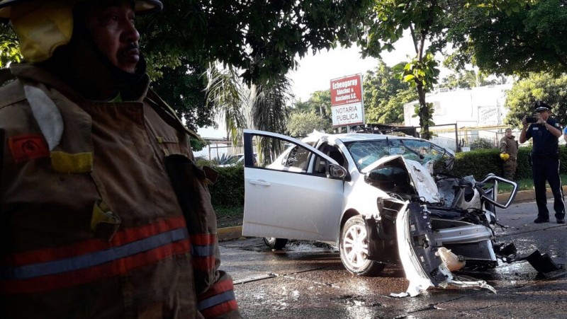 Accidente deja una persona herida