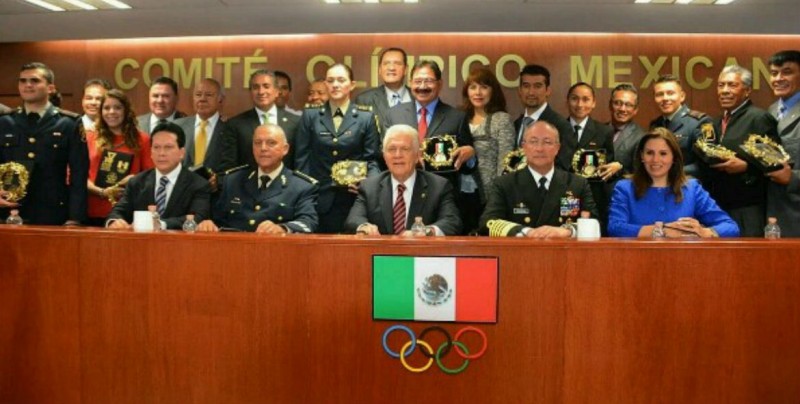 María del Rosario Espinoza recibe reconocimiento olimpico
