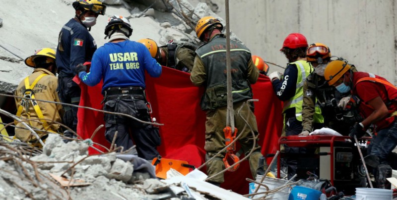Suman 286 muertos por sismo 7.1 del 19 de septiembre