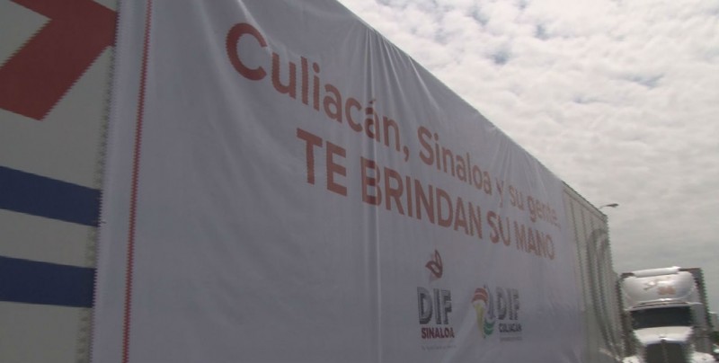 Envía DIF Sinaloa apoyo a afectados por sismo