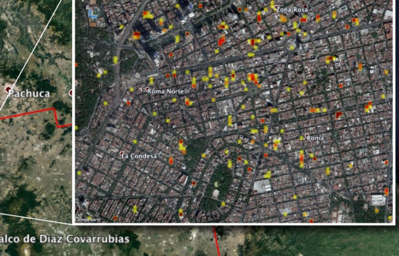 NASA entrega a México mapa satelital de zonas dañadas por sismo