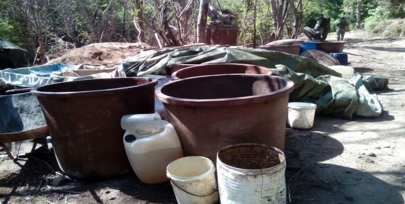 Decomisa Ejército "narco laboratorio" en Mocorito