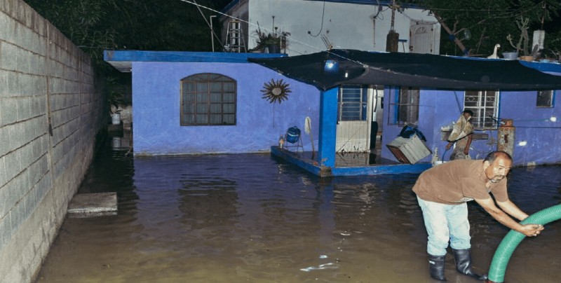 Marina apoya a afectados por lluvias en Tampico, Madero y Altamira, Tamaulipas