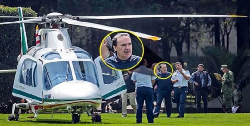 Coordinador del PRI usa helicóptero oficial para ir al golf