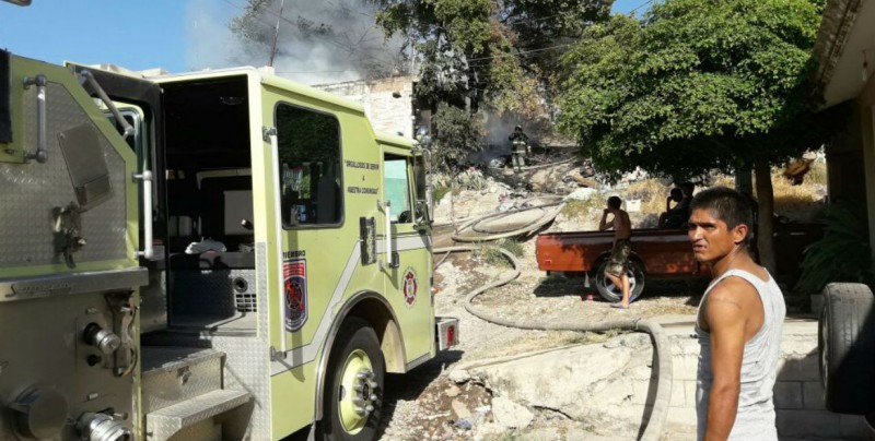 Se incendia vivienda en Vista Hermosa