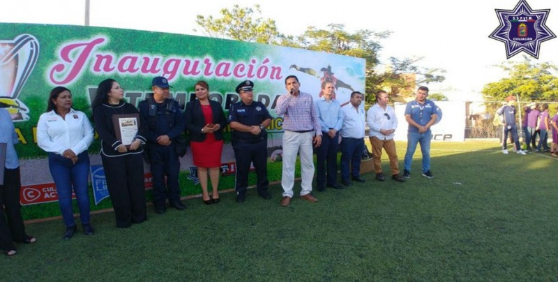 Inauguran la Liga de Futbol Municipal SSPyTM