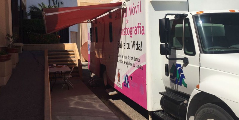 Unidad Móvil de Mastografía de la SSA recorre el estado
