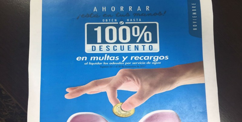 Programa de descuento del 100% en multas y recargos de JAPAC