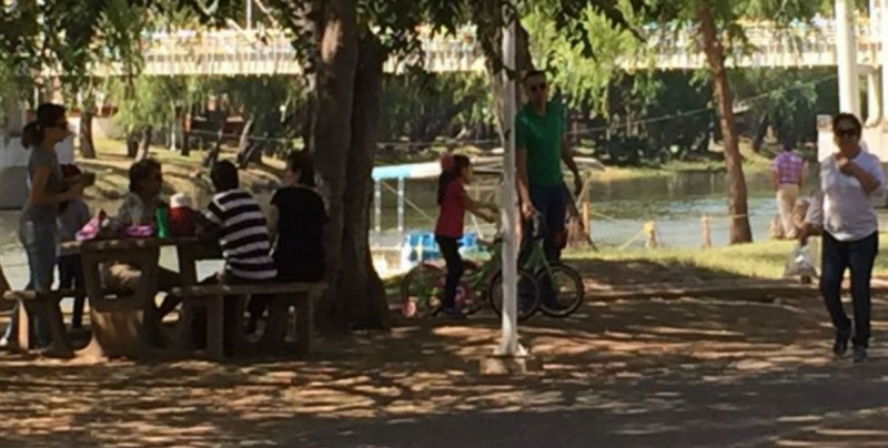 Ante robos refuerzan parque las riveras y primer cuadro de la ciudad