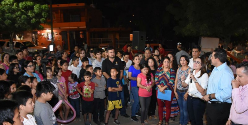 Inauguran remodelación de los parques  en Urbivillas del Roble y Prados del Sol