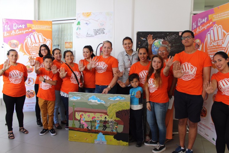 Pintan una vida sin violencia niños y jóvenes