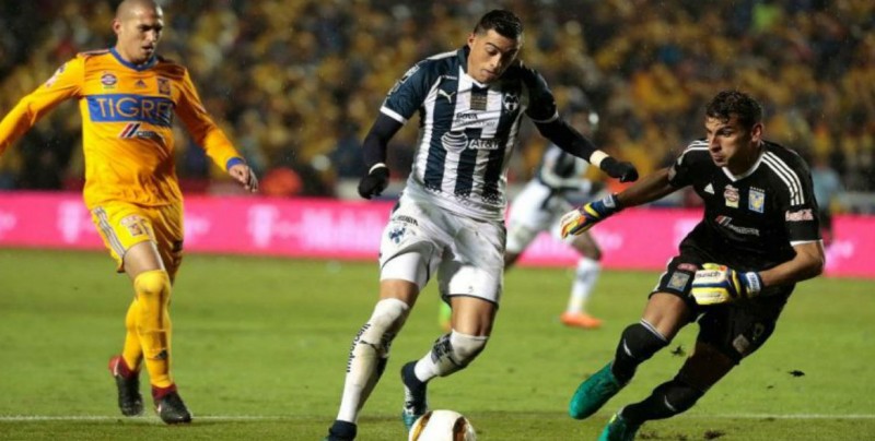 Tigres y Rayados empatan a un gol en la "ida"