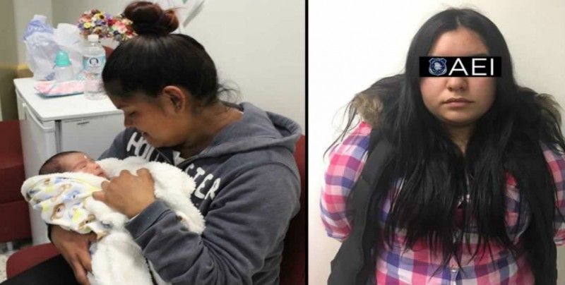Localizan sano y salvo a bebé raptado; detienen a captora