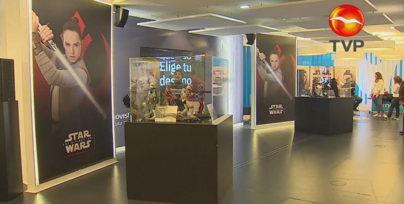EXposición de los personajes de las películas de Star Wars