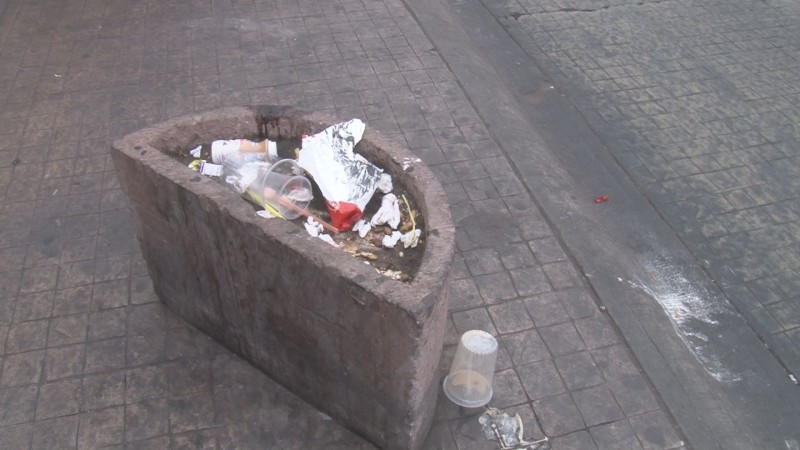 Deterioro notable del equipamiento urbano del centro de Culiacán