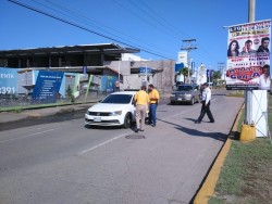 Protección civil, realiza campaña de concientización ciudadana.