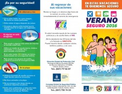 Exhortan a tener “Vacaciones Seguras 2016"