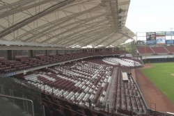 Presentan estadio de Tomateros sede de la Serie del Caribe a medios de comunicación