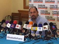 Sinaloa sin fuero propone Carlos Castaños