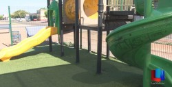 Dañan parque en la 400
