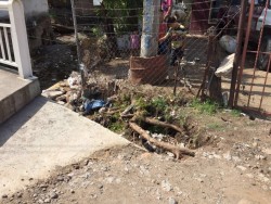 Se quejan por condiciones de arroyo en la "Guadalupe Victoria"