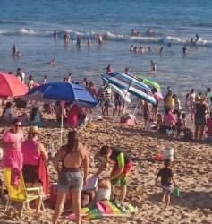 22,900 bañistas se registran en Mazatlán este Domingo!