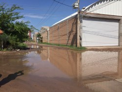 Laguna por la calle Alvar Núñez Cabeza de Vaca