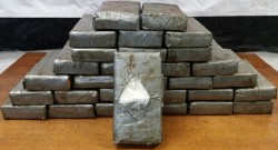 Asegura la PESP 33 kilos de droga en Hermosillo