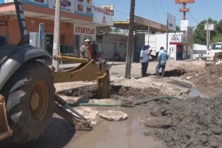 Ya trabajan en fuga por la Sanalona