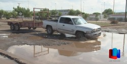 Siguen intransitables las calles en el Parque Industrial