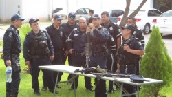 Siguen policías de Culiacán capacitandose