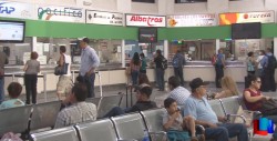En aumento afluencia en la Central Camionera
