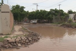 Piden rehabilitación de calles en Jardines de la Sierra
