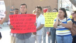 Exigen que no se les violen sus derechos
