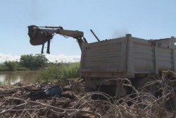 Inician con la limpieza del rio Culiacán